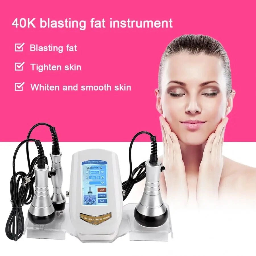 RF Tool 40K Cavitation Ultrasonic Body Slimming Machine Multi-Polar Radio Frequency Anti-Wrinkle Rejuvenation Skin Lift Tighten