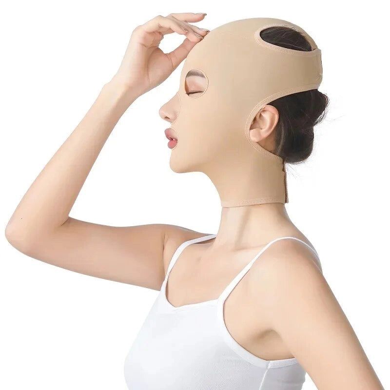 Elastic Face Slimming Bandage V Line Face Shaper Women Chin Cheek Lift Up Belt Facial Massage Strap Face Skin Care Beauty Tools