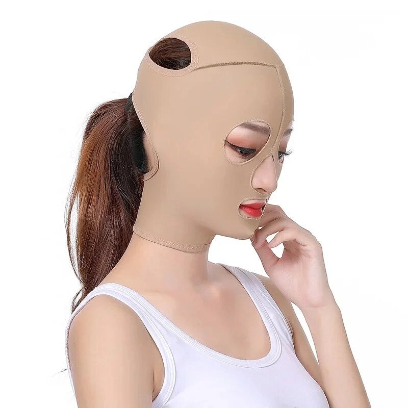 Elastic Face Slimming Bandage V Line Face Shaper Women Chin Cheek Lift Up Belt Facial Massage Strap Face Skin Care Beauty Tools