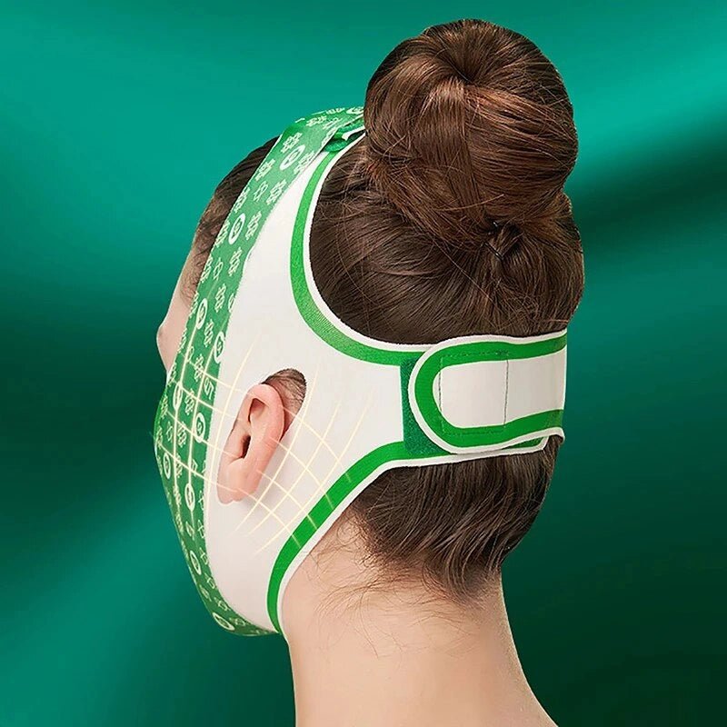 Elastic Face Slimming Bandage V Line Face Shaper Women Chin Cheek Lift Up Belt Facial Massage Strap Face Skin Care Beauty Tools