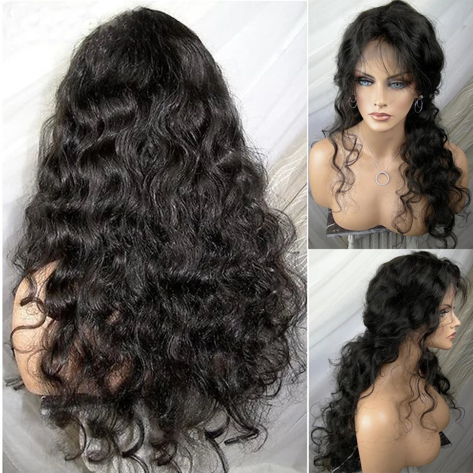 Brazilian Wavy Hd Transparent Lace Frontal Wig 13x6 Lace Front Human Hair Wigs Preplucked with Baby Hair for Black Women LUFFY - Bibi Cosmetics8