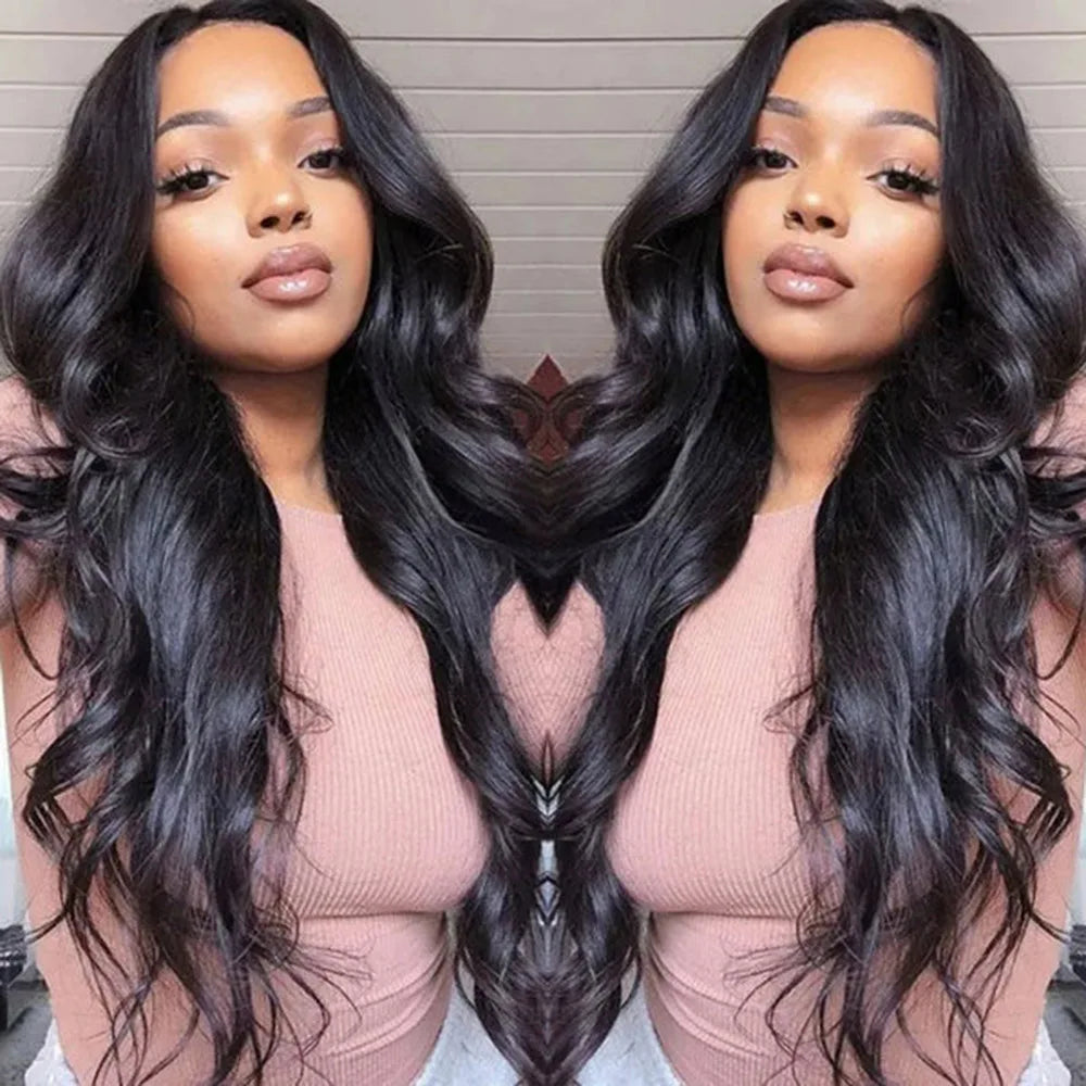 U V Part Wig Human Hair Body Wave Human Hair Wigs No Leave Out Glueless Brazilian U Part Human Hair Wave Wigs for Women