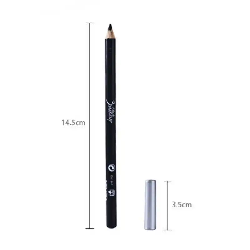 Fashion High Pigmented Hard Eyeliner Black Brown Eye Liner Eyebrow Pencil Long-Lasting Cosmetic - Bibi Cosmetics8