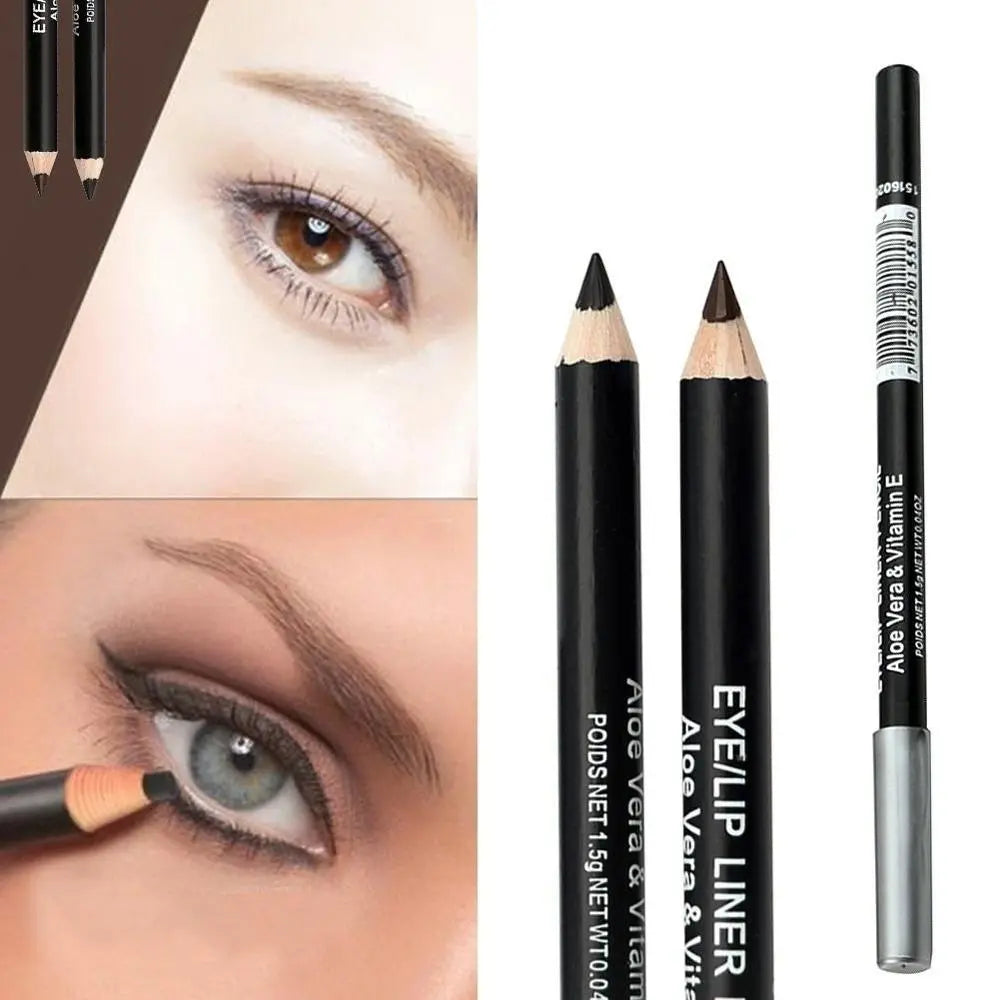 Fashion High Pigmented Hard Eyeliner Black Brown Eye Liner Eyebrow Pencil Long-Lasting Cosmetic - Bibi Cosmetics8