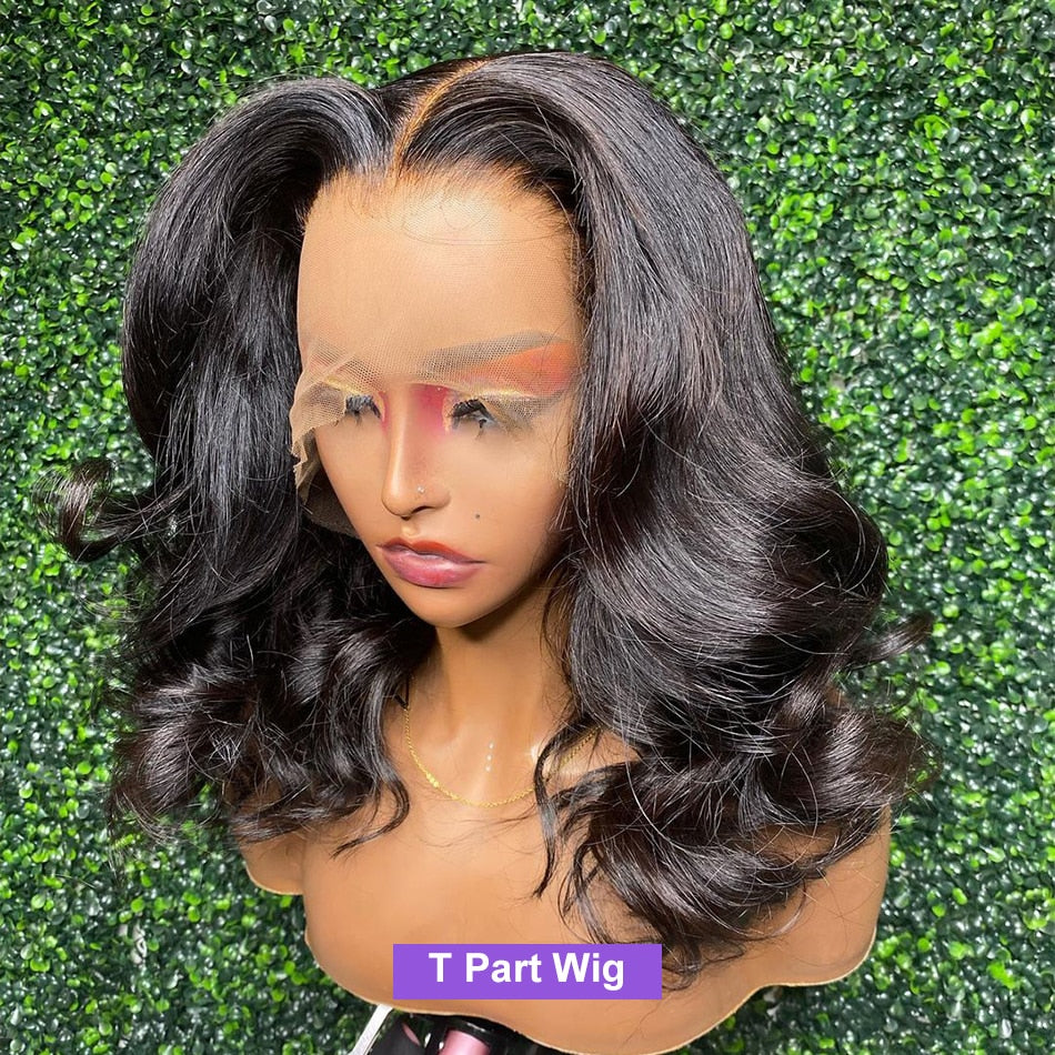 Cute Body Wave Frontal Human Hair Wig_3