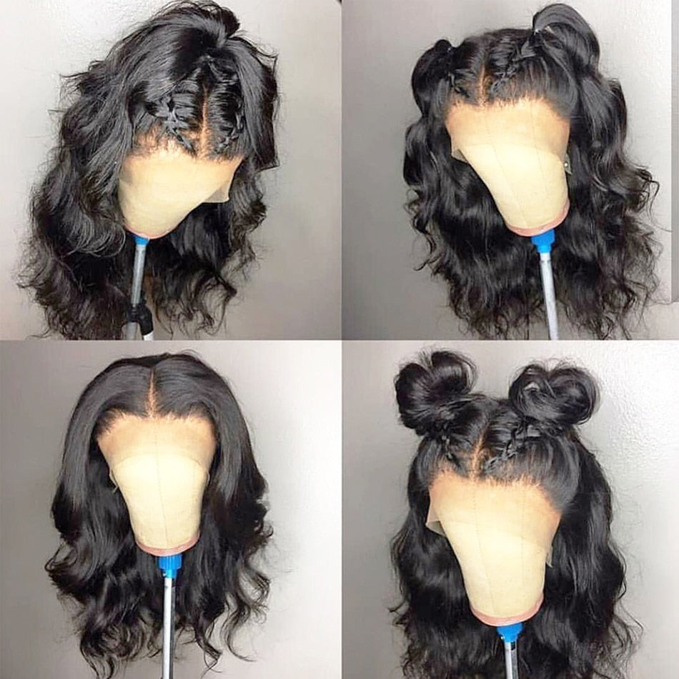 Cute Body Wave Frontal Human Hair Wig_4